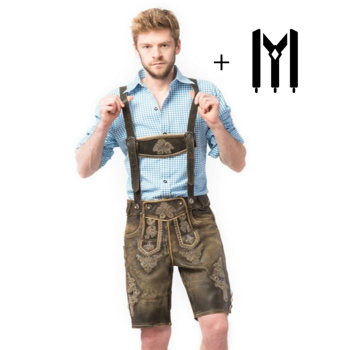 Lederhose Herren aus Rindsleder – traditionelle Trachtenhose