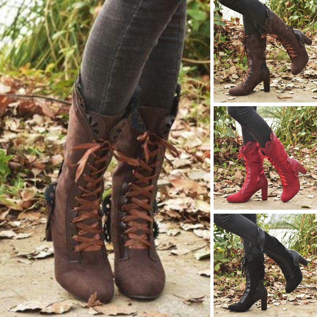 Damen Stiefel mit hohem Absatz – elegante Absatzstiefel