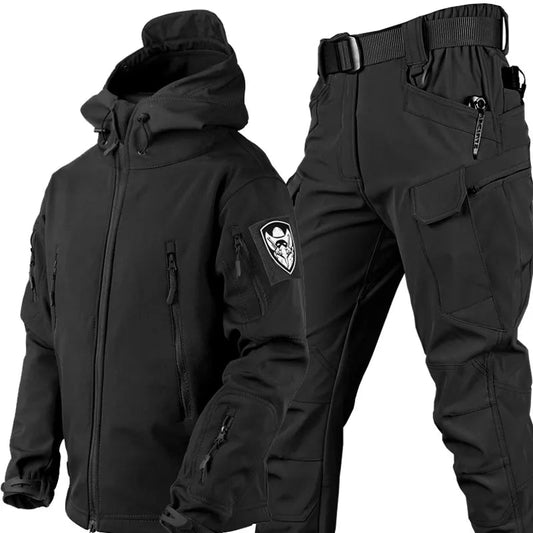 Herren Outdoorjacke wasserdicht Multifunktionsjacke