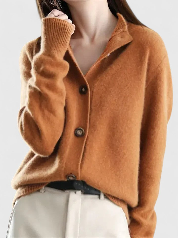 Eleganter Cardigan Damen – vielseitige Strickjacke zum Kombinieren