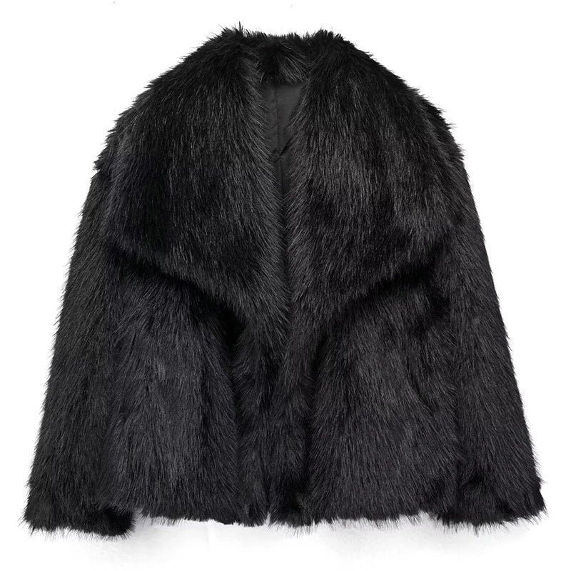 Damen Kunstfelljacke kurz – kuschelige Winterjacke