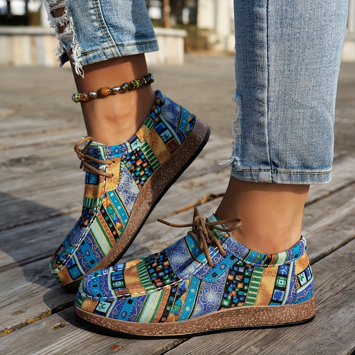 Damen Komfort-Schnürschuhe – ergonomische Halbschuhe