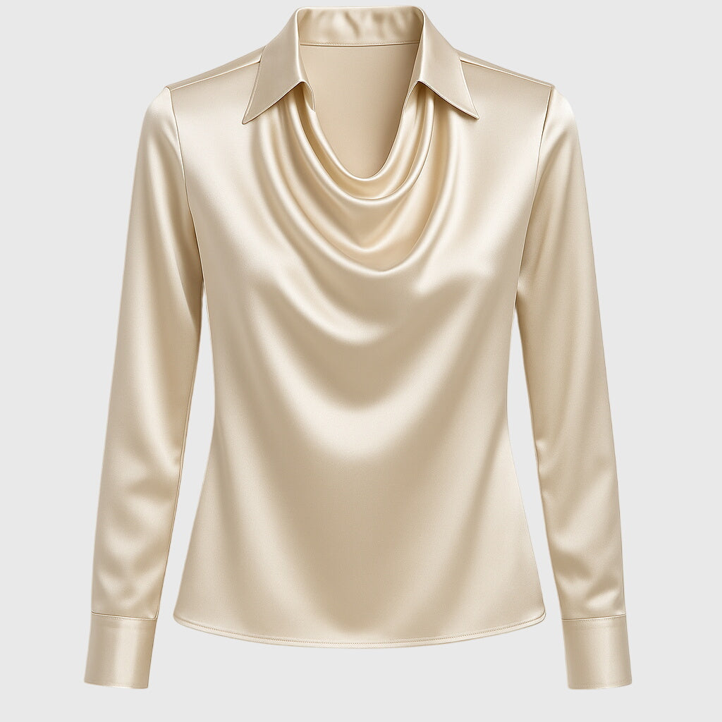 Elegante Bluse Damen aus Satin