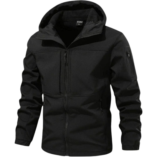 Softshelljacke Herren wasserdicht aus Polyamid