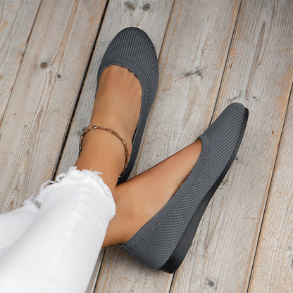Orthopädische Slip-On-Sneaker Damen aus Textil – Komfortschuhe, Detailansicht