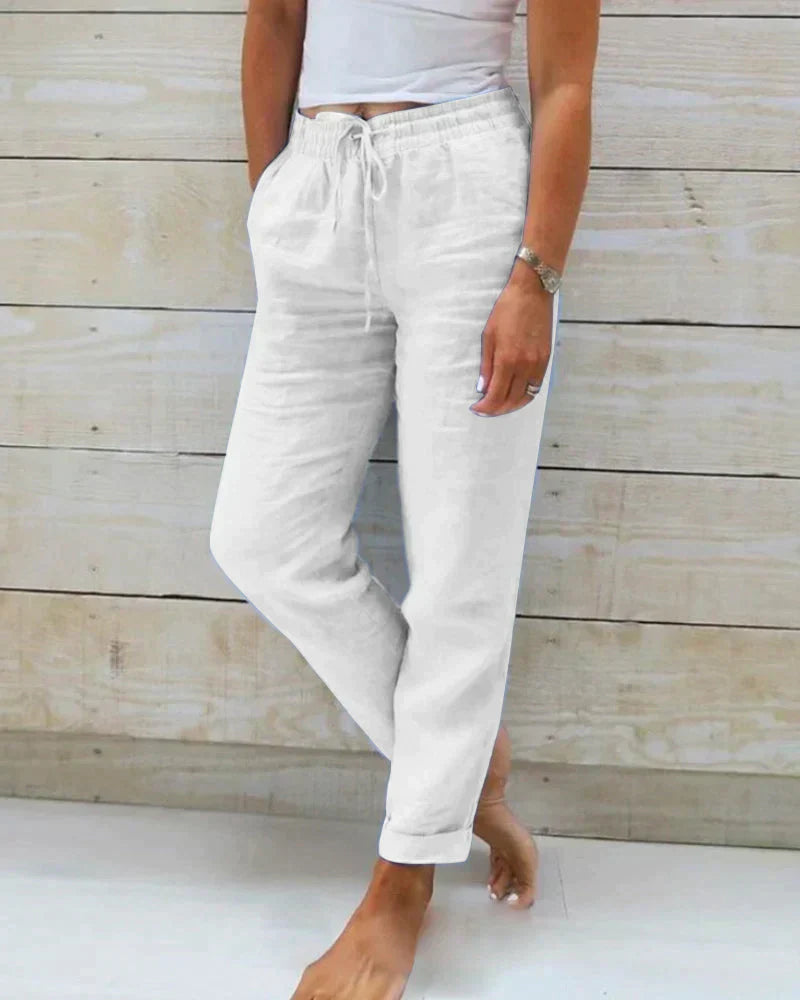 Sommerhose Damen mit elastischem Bund