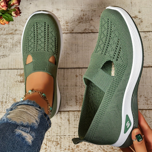 Bequeme Slip-on Schuhe Damen aus Textil