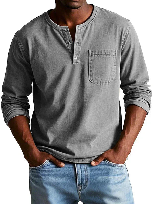 Freizeitshirt Herren aus Baumwolle