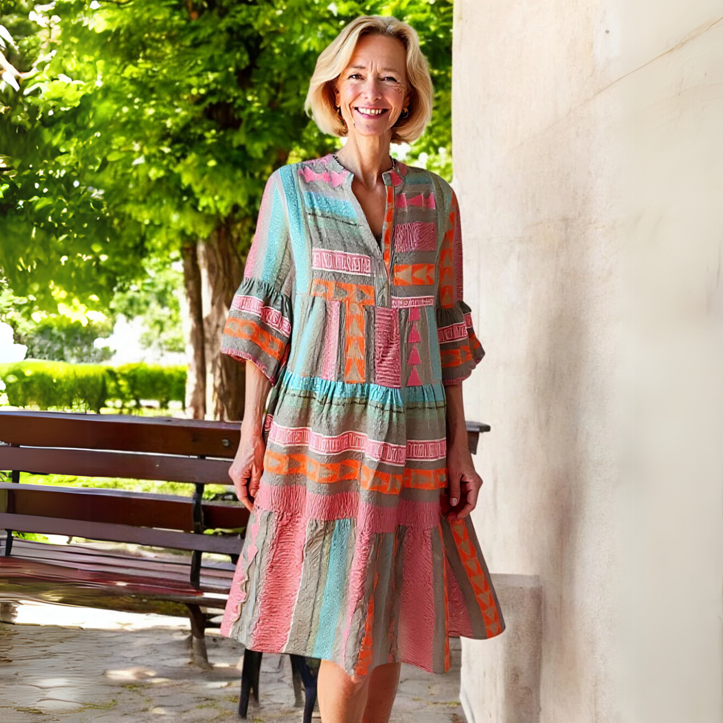 Elegantes Frühlingskleid Damen