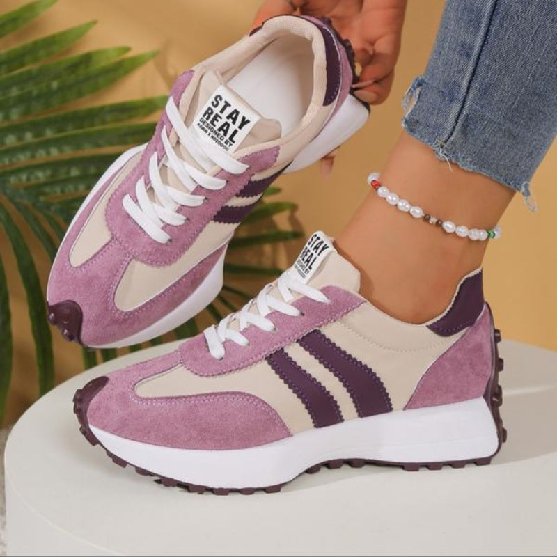 Plateau-Sneaker Damen aus Textil