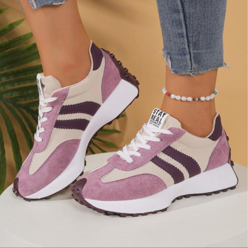 Retro Plateau-Sneaker Damen