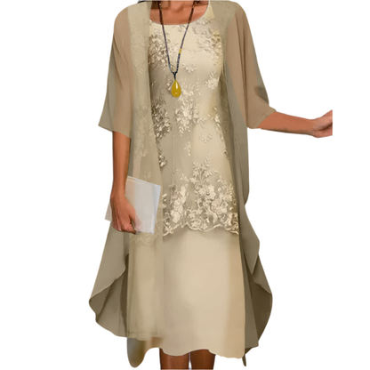 Elegantes Hochzeitsgast-Kleid Damen