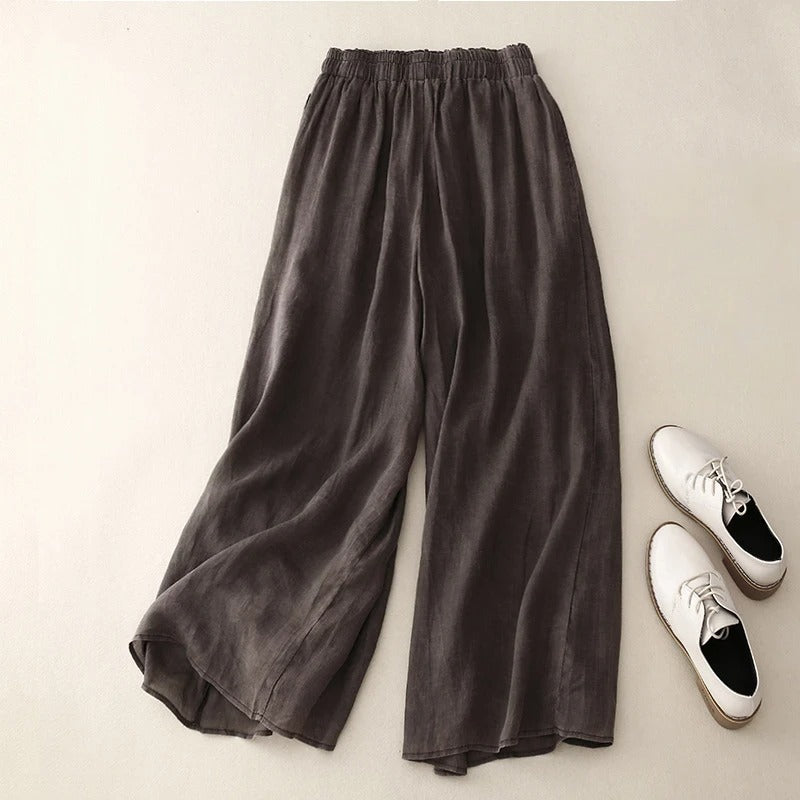 Elegante Stoffhose Damen gerades Bein