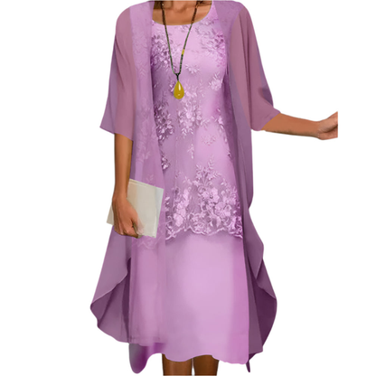Fließendes Midikleid Damen für Anlässe