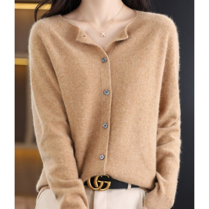 Damen Pullover mit Rundhals – weicher Strickpullover