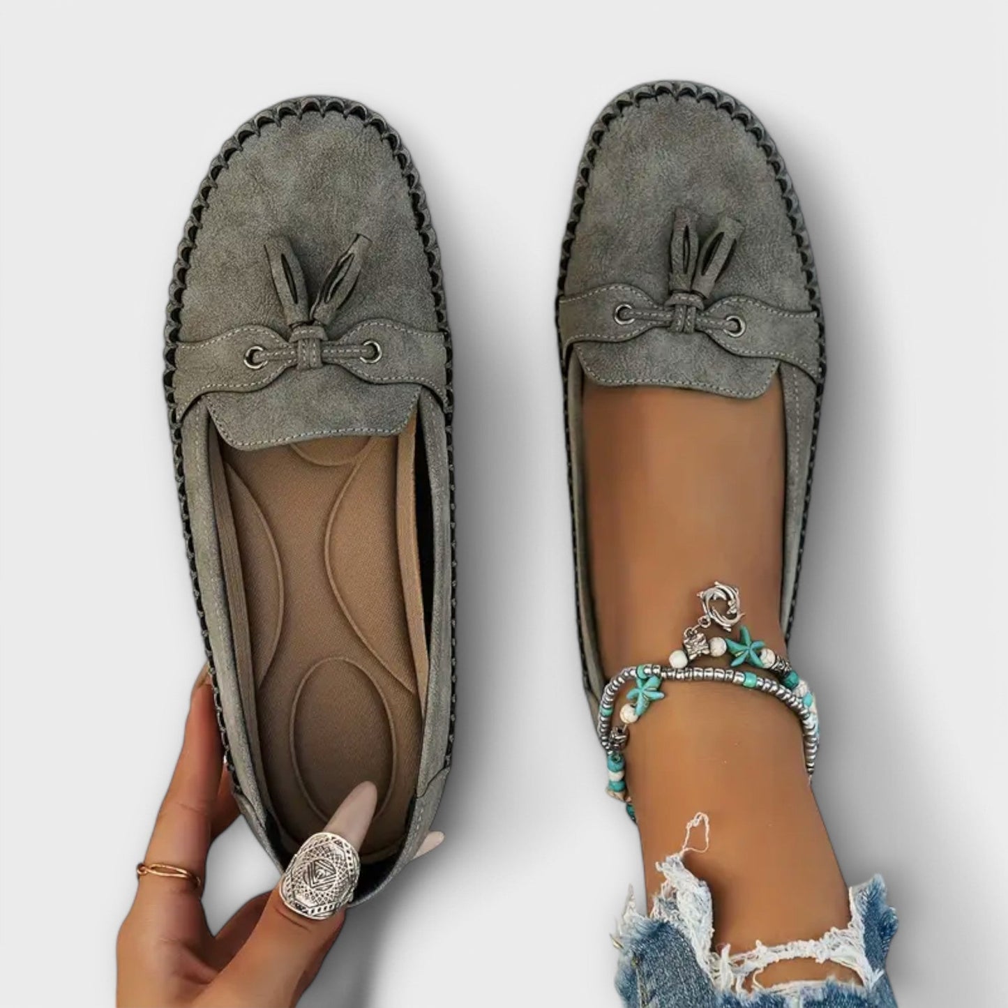Orthopädische Loafer Unisex aus Textil