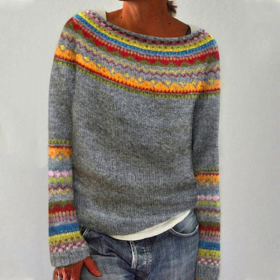 Strickpullover Damen mit Rundhals – gemütlicher Alltagspullover