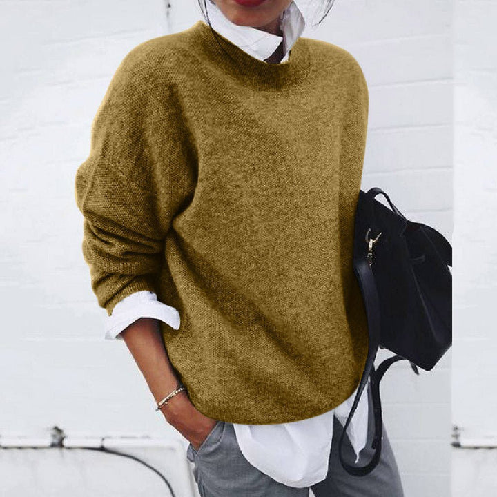 Damen Pullover Feinstrick unifarben