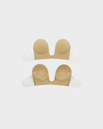 Trägerloser Push-up BH – nahtloser BH mit tiefem U-Ausschnitt