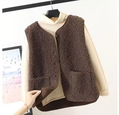 Damen Fleeceweste warm – kuschelige Winterweste