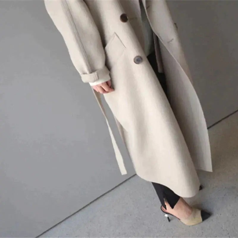 Warmer Wollmantel Damen