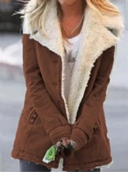 Thermojacke für kalte Tage – wärmende Steppjacke mit Stehkragen