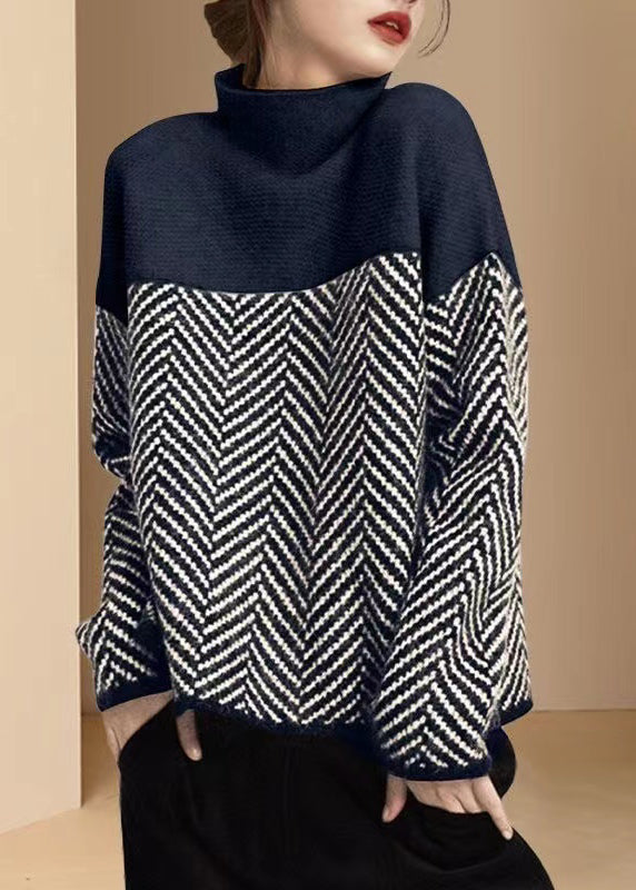 Warmer Strickpullover Damen mit Rollkragen