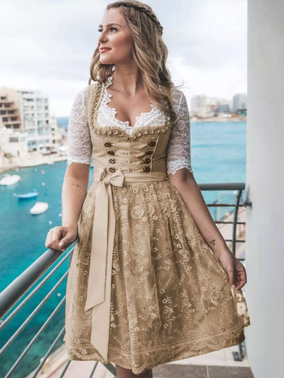 Trachtenkleid Damen – traditionelles Kleid für Kostümpartys und Events