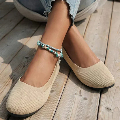 Orthopädische Slip-On-Sneaker Damen aus Textil – Komfortschuhe, Detailansicht