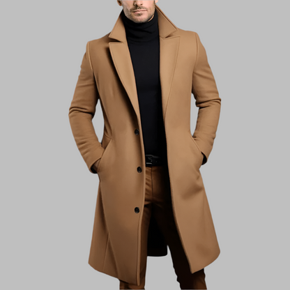 Klassischer Mantel Herren Winter