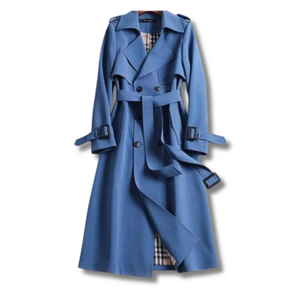 Damen Trenchcoat mit Gürtel – klassischer Mantel
