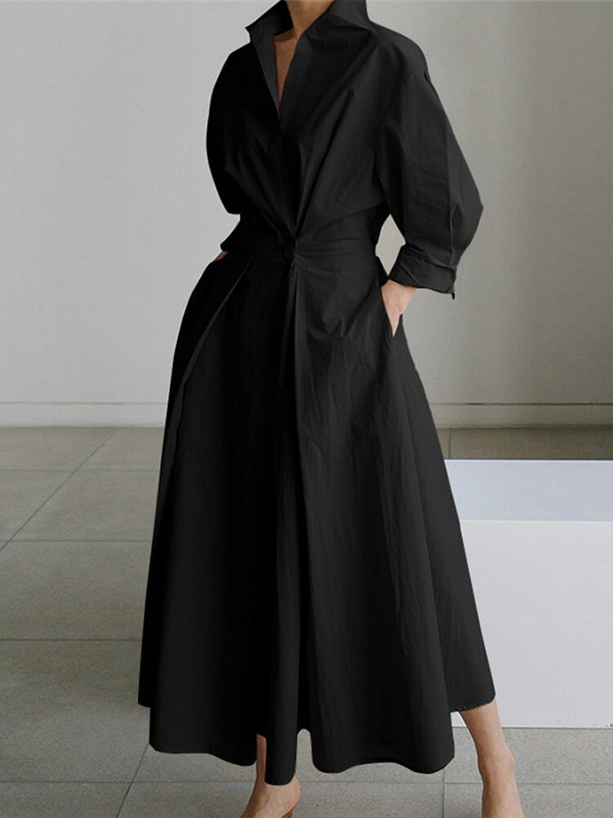 Fließendes Maxikleid Damen