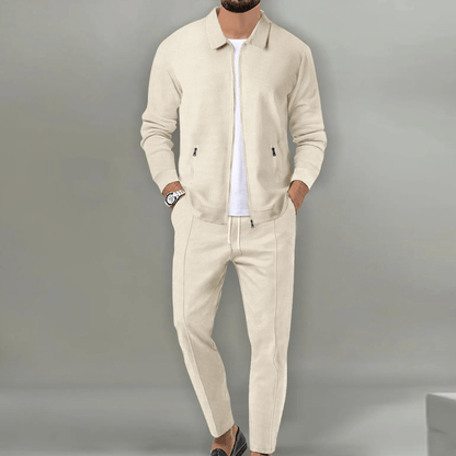 Herren-Set aus Baumwollmischung langärmliges Oberteil und Hose
