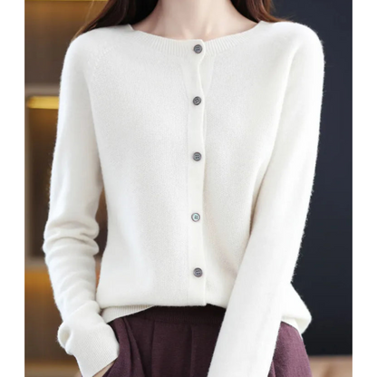 Damen Pullover mit Rundhals – weicher Strickpullover