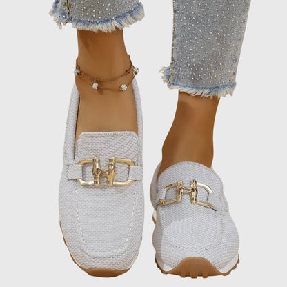 Orthopädische Loafer Damen – bequeme Slipper, Detailansicht