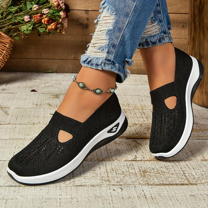 Bequeme Slip-on Schuhe aus Textil – leichte Halbschuhe mit weichem Fußbett