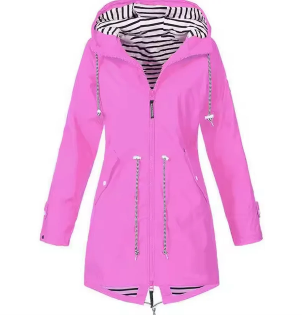 Damen Regenjacke leicht mit Kapuze