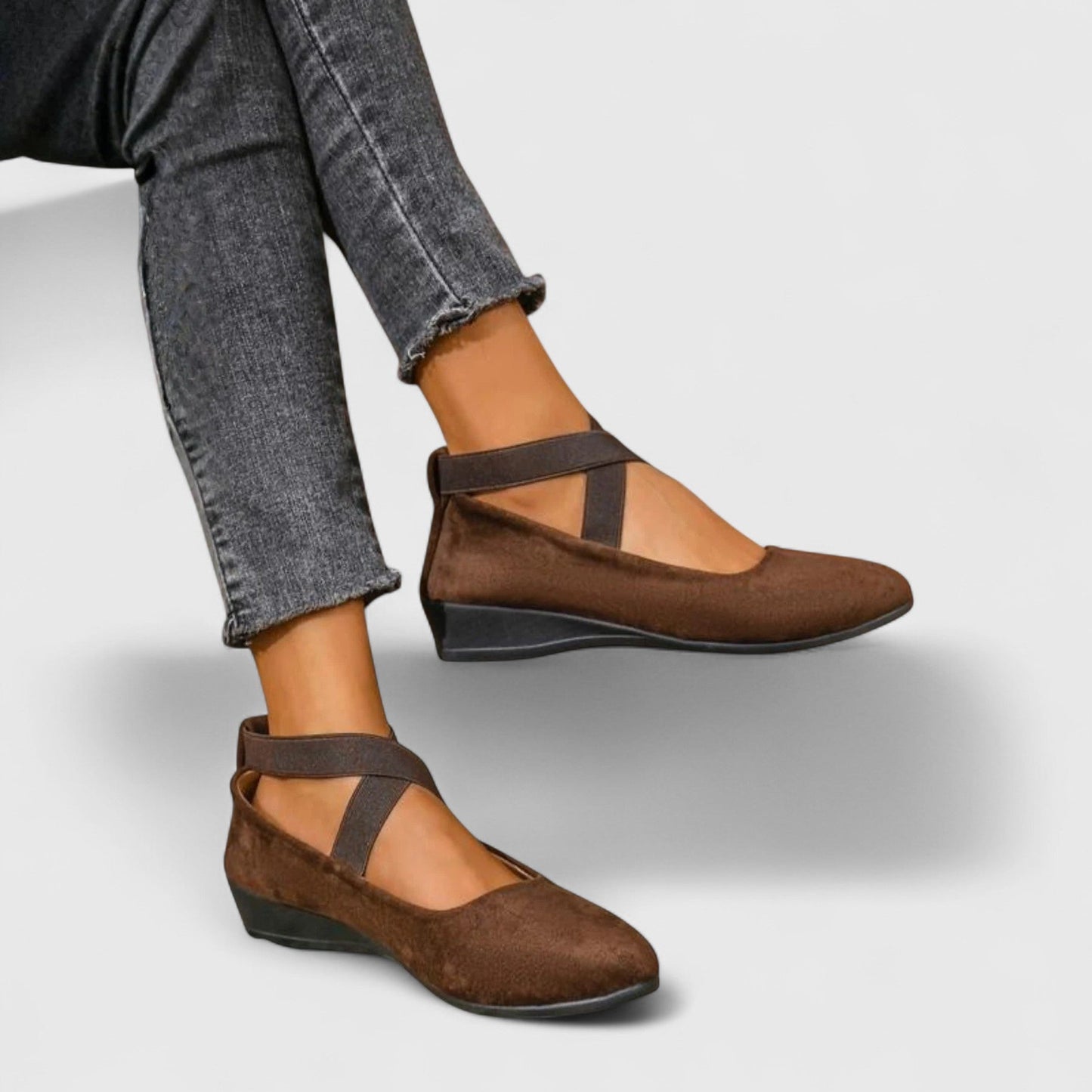 Bequeme Slip-on-Komfortschuhe Damen