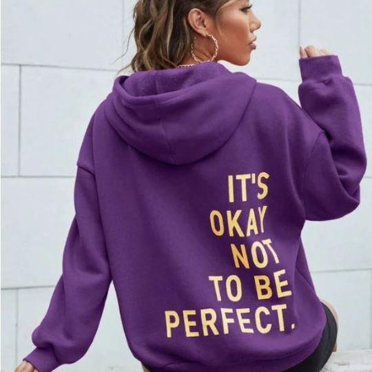 Damen Sweatshirt mit Rückenprint