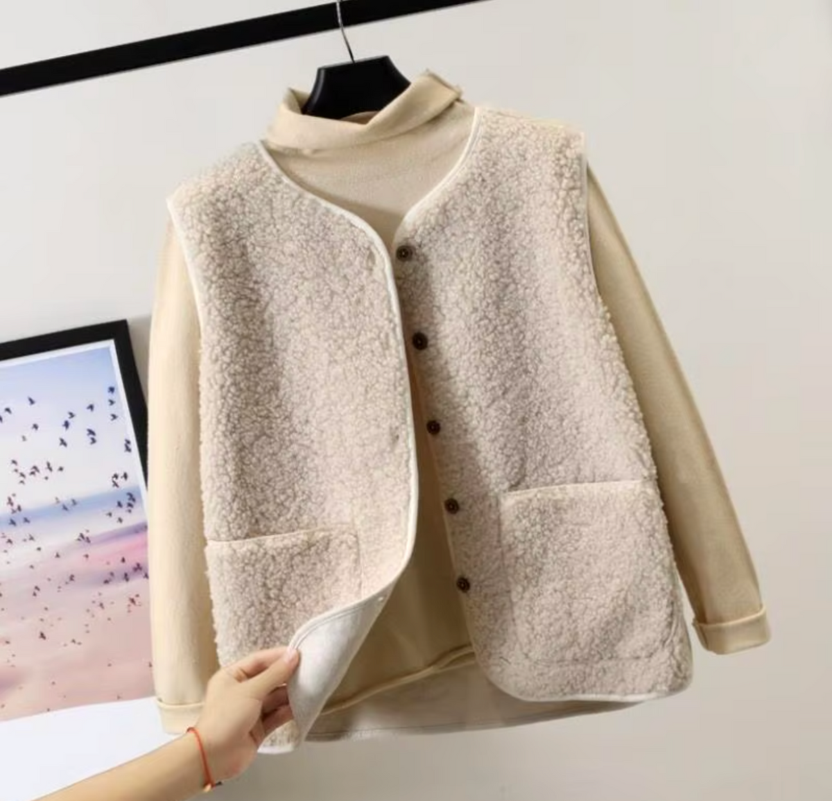 Damen Fleeceweste warm – kuschelige Winterweste