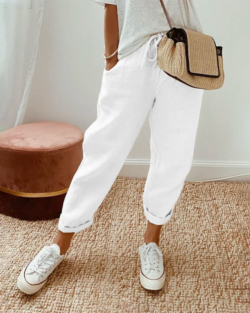 Leinenhose Damen luftig und leicht