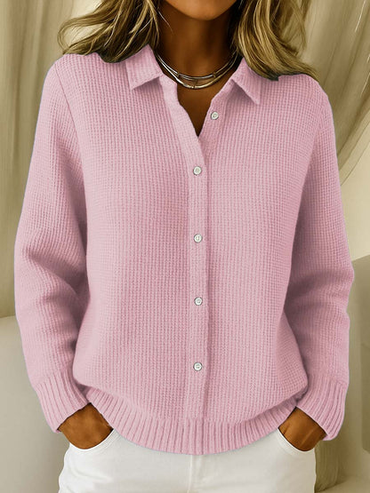 Damen Strickjacke gerader Schnitt