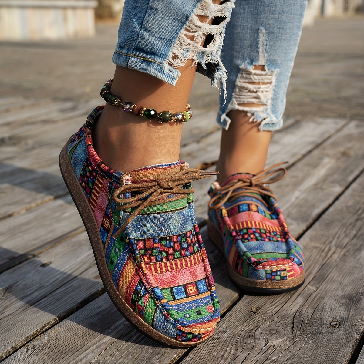 Damen Komfort-Schnürschuhe – ergonomische Halbschuhe