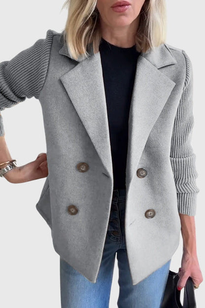 Zweireihiger Blazer Damen aus Viskose – eleganter taillierter Blazer