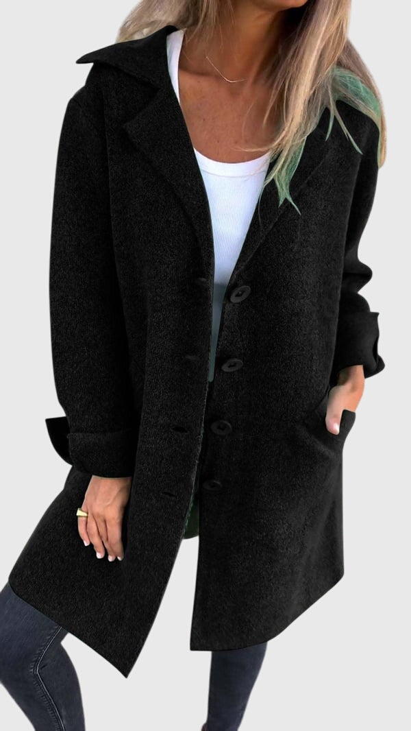Blazer Damen mit Knöpfen aus Viskose – klassischer eleganter Blazer