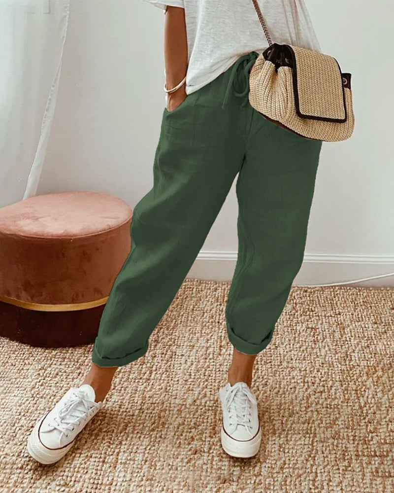 Bequeme Damenhose für den Sommer