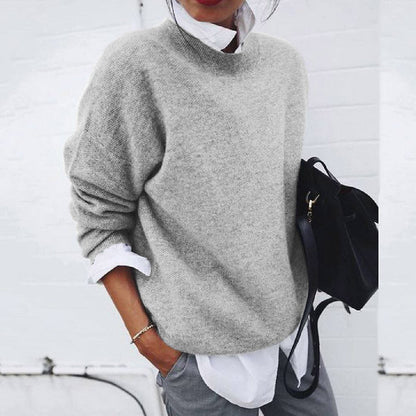 Pullover Damen aus Kaschmir mit Rundhals