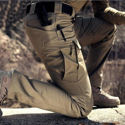 Cargohose Herren taktisch – robuste Outdoor-Wanderhose mit vielen Taschen