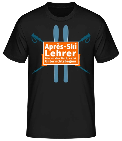 Herren T-Shirt mit Après-Ski Print – Kurzarm Shirt