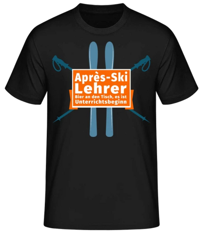 Herren T-Shirt mit Après-Ski Print – Kurzarm Shirt